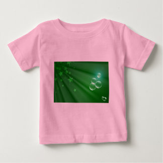 T-shirt Pour Bébé Irlande Green Motif Art Peace Love Destiny