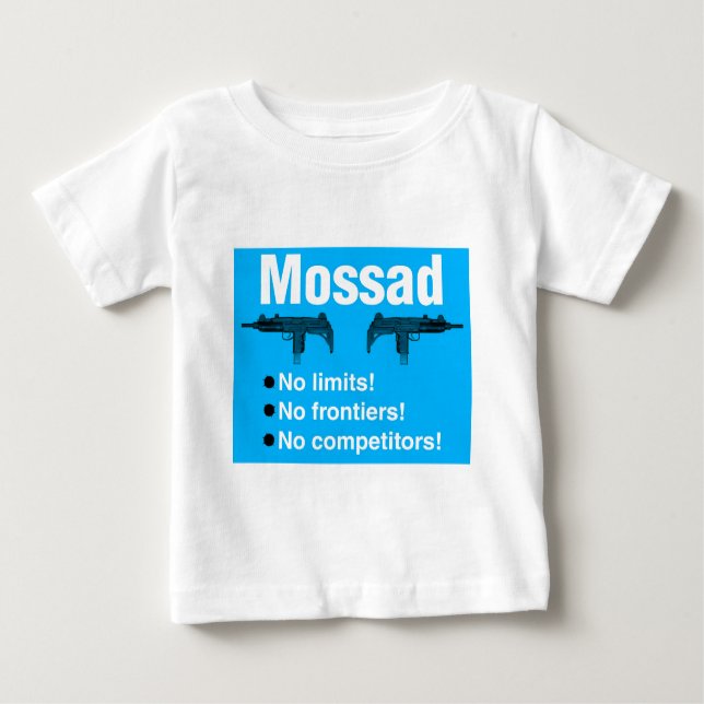 T-shirt Pour Bébé Israélien Mossad, le meilleur et agence (Devant)
