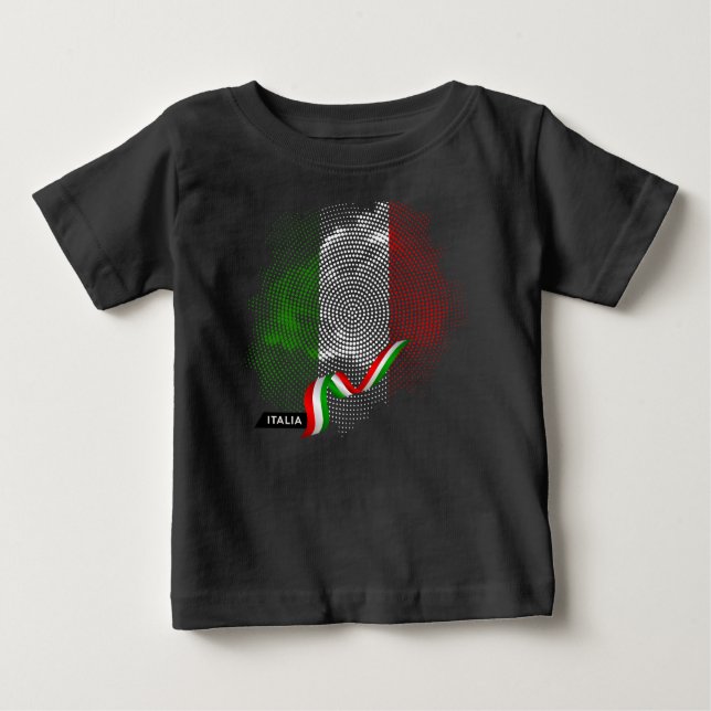 T-shirt Pour Bébé Italian flag (Devant)