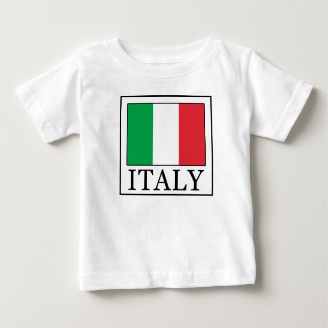 T-shirt Pour Bébé Italie (Devant)
