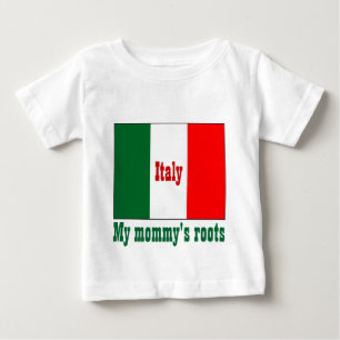 T-shirt Pour Bébé Italie les racines de ma mère