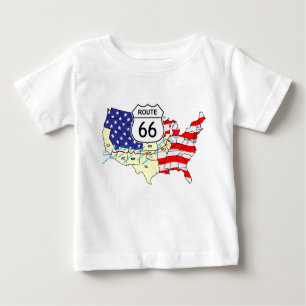 T-shirt Pour Bébé Itinéraire 66
