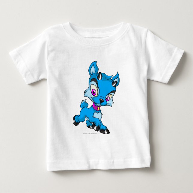 T-shirt Pour Bébé Ixi bleu (Devant)