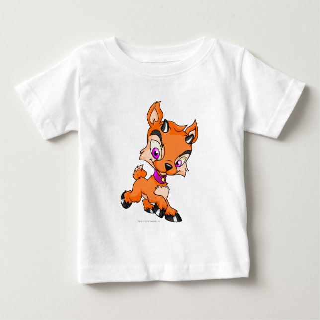 T-shirt Pour Bébé Ixi orange (Devant)