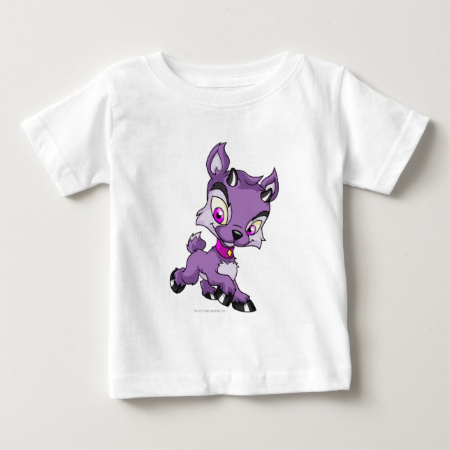 T-shirt Pour Bébé Ixi pourpre (Devant)