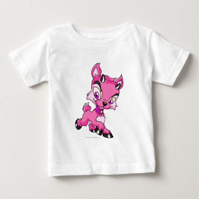 T-shirt Pour Bébé Ixi rose (Devant)