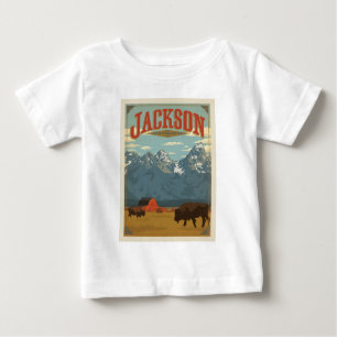 T-shirt Pour Bébé Jackson Wyoming