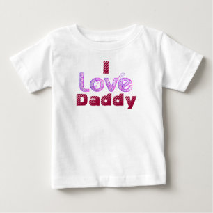 T-shirt Pour Bébé J'adore Daddy creeper.
