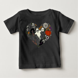 T-shirt Pour Bébé J'adore le graphique de vacances d'Halloween pour 