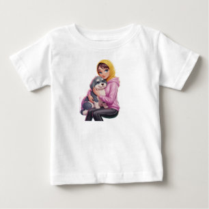 T-shirt Pour Bébé J'adore les chiens
