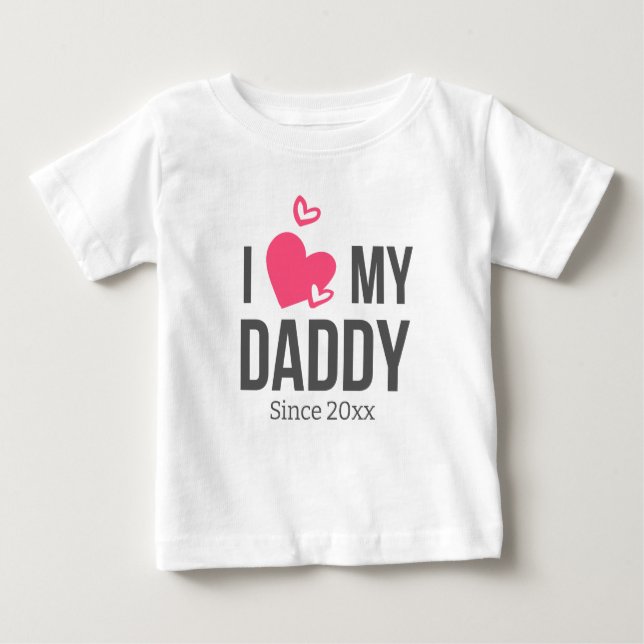 T-SHIRT POUR BÉBÉ J'ADORE MES VÊTEMENTS DE BÉBÉ MADAME TEXTE PERSONN (Devant)