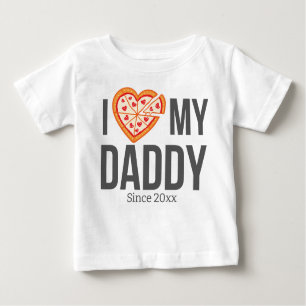 T-SHIRT POUR BÉBÉ J'ADORE MES VÊTEMENTS DE BÉBÉ MADAME TEXTE PERSONN
