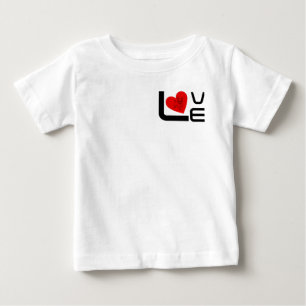 T-shirt Pour Bébé J'adore mon mignon bouledogue français Hart