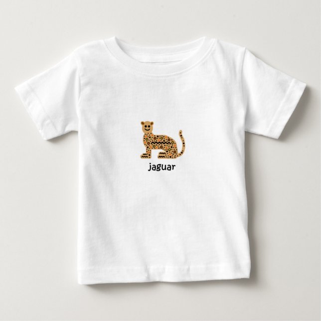 T-shirt Pour Bébé Jaguar (Devant)