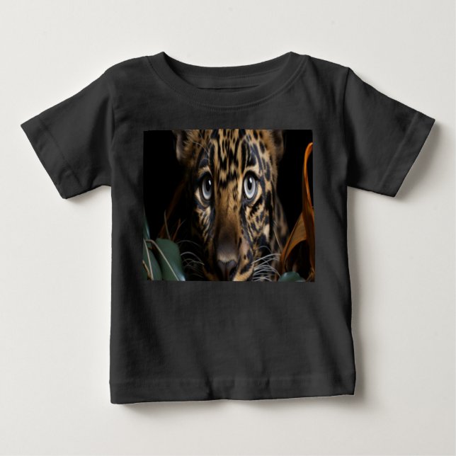 T-shirt Pour Bébé Jaguar Baby Pic (Devant)