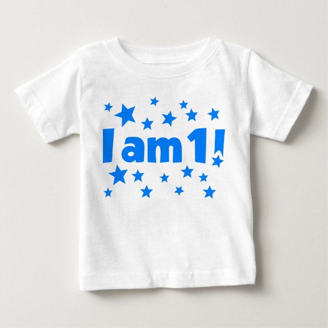 T-shirt Pour Bébé J'ai 1 an ! (Devant)