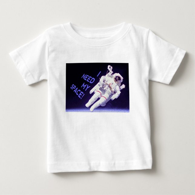 T-shirt Pour Bébé J'Ai Besoin De Mon Espace (Devant)