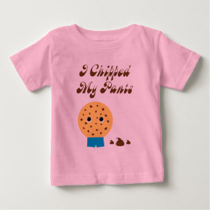 T-shirt Pour Bébé J'Ai Chiffré Mon Pantalon Chocolat Chip Cookie