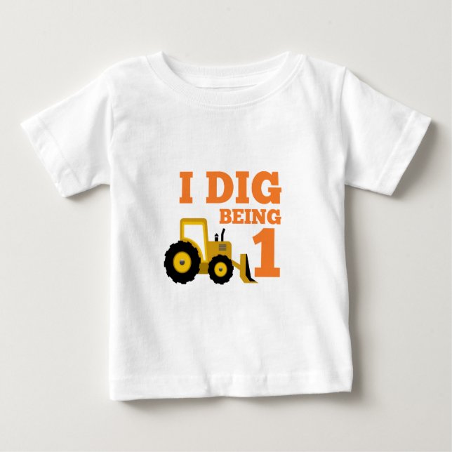 T-shirt Pour Bébé J'Ai Creusé 1 (Devant)