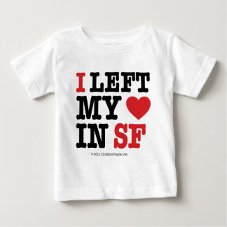 T-shirt Pour Bébé J'ai laissé mon coeur