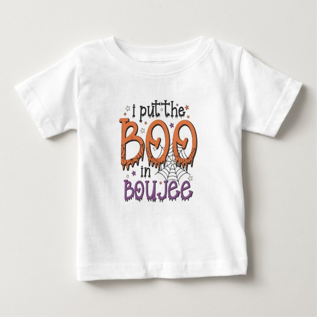 T-shirt Pour Bébé J'ai mis le livre à BOUJEE (Devant)