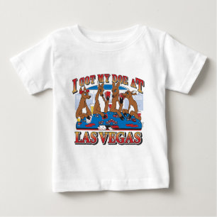 T-shirt Pour Bébé J'ai mon dod à Las Vegas