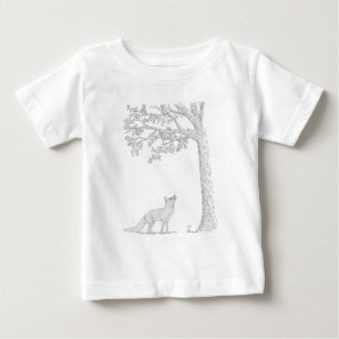 T-shirt Pour Bébé J'ai repéré l'écureuil