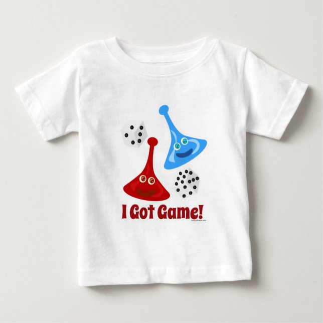 T-shirt Pour Bébé J'Ai Un Jeu (Devant)