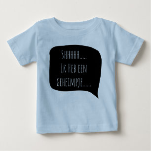 T-shirt Pour Bébé J'ai un petit secret, mon grand frère.