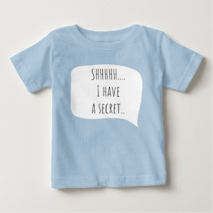 T-shirt Pour Bébé J'ai une date secrète, personnalisable pour grand