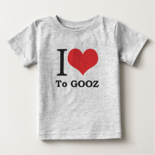 T-shirt Pour Bébé J'aime à Gooz, bébé ! (Tissu organique)