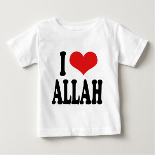 T-shirt Pour Bébé J'aime Allah