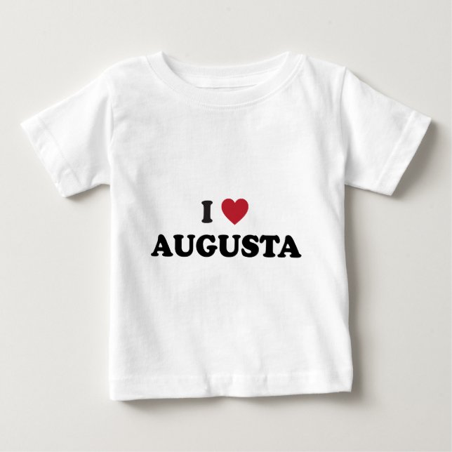 T-shirt Pour Bébé J'aime Augusta la Géorgie (Devant)