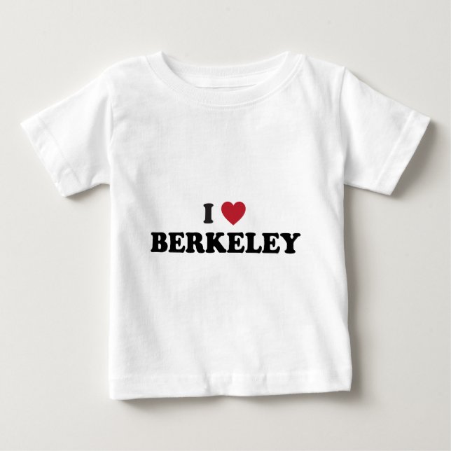 T-shirt Pour Bébé J'aime Berkeley la Californie (Devant)