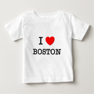 T-shirt Pour Bébé J'aime Boston