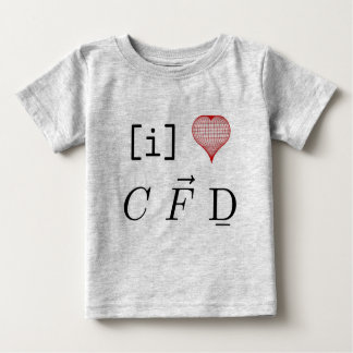 T-shirt Pour Bébé J'aime CFD