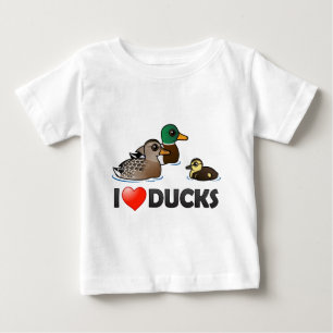 T-shirt Pour Bébé J'aime des canards