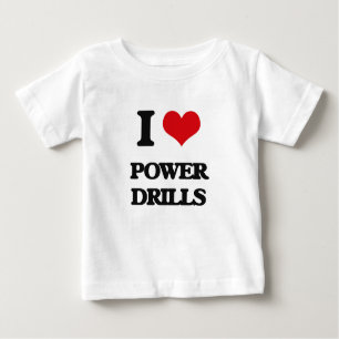 T-shirt Pour Bébé J'aime des exercices de puissance