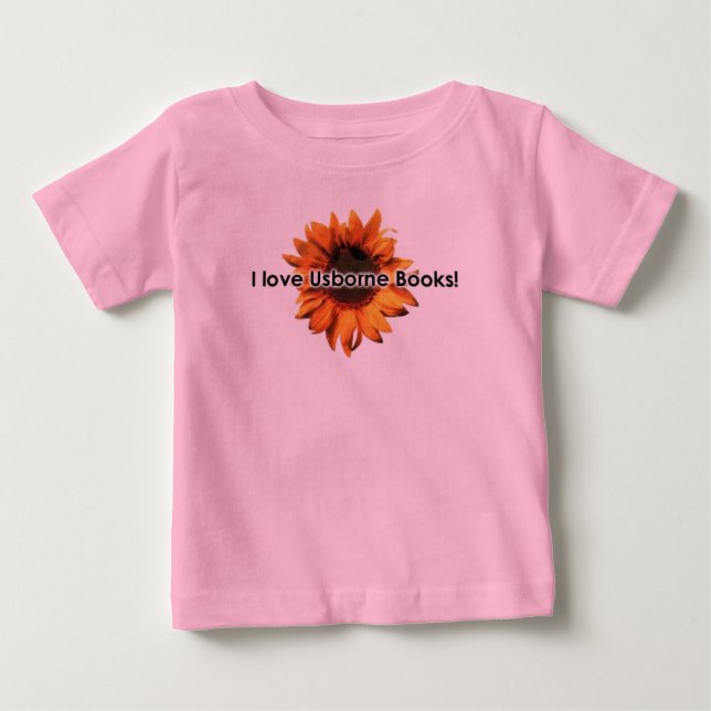 T-shirt Pour Bébé J'aime des livres d'Usborne (Devant)