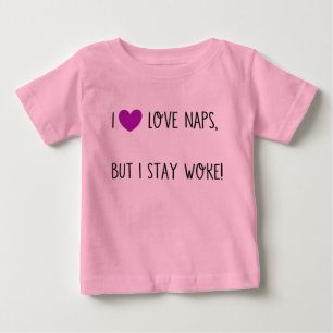 T-shirt Pour Bébé J'aime des petits sommes mais le séjour s'est