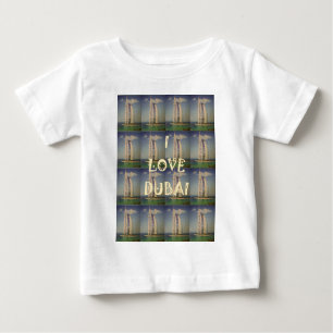 T-shirt Pour Bébé J'aime Dubaï