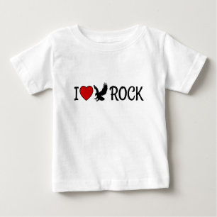 T-shirt Pour Bébé J'aime Eagle Rock California Red Heart