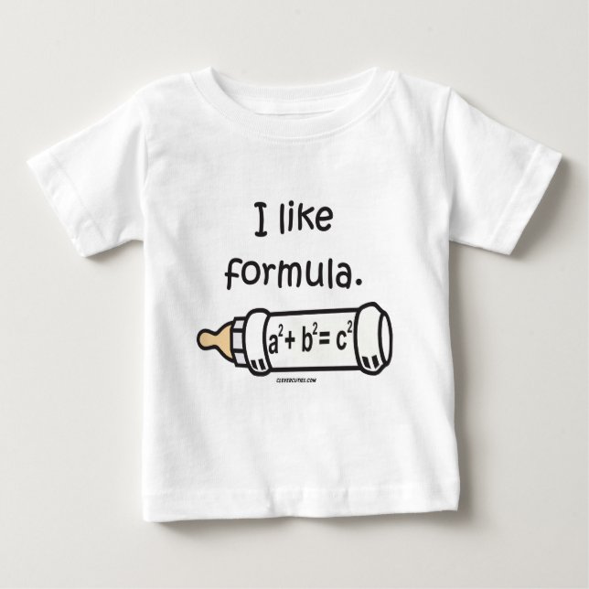 T-shirt Pour Bébé J'aime Forumla (Devant)