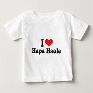 T-shirt Pour Bébé J'aime Hapa Haole