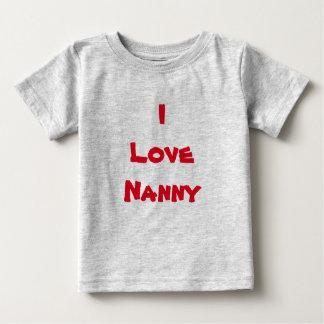 T-shirt Pour Bébé j'aime la chemise de bonne d'enfants