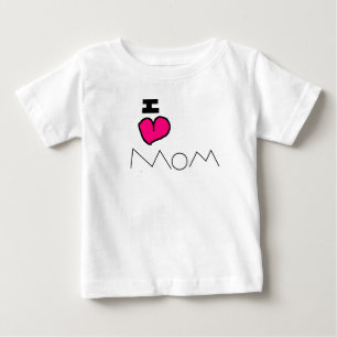 T-shirt Pour Bébé j'aime la maman