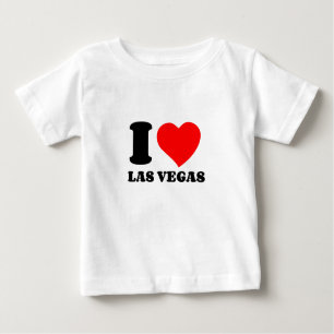 T-SHIRT POUR BÉBÉ J'AIME LAS VEGAS