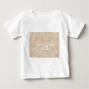 T-shirt Pour Bébé J'aime le bois brun Hakuna Matata