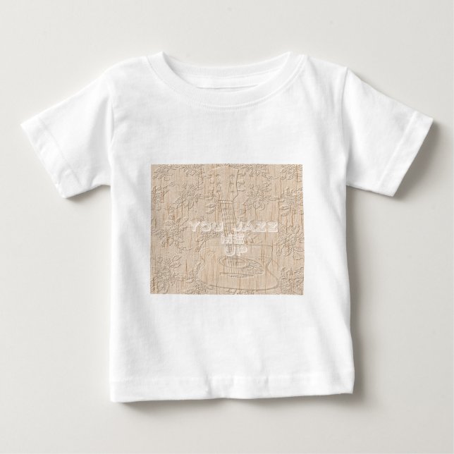 T-shirt Pour Bébé J'aime le bois brun Hakuna Matata (Devant)