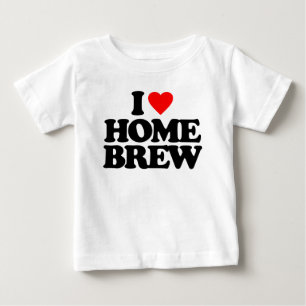 T-SHIRT POUR BÉBÉ J'AIME LE BREW À LA MAISON